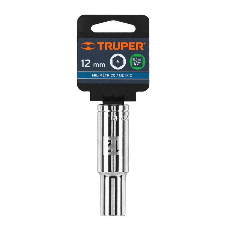 Copa Larga 6 Puntas Raíz 1/2 Plg - Truper Varios Tamaños