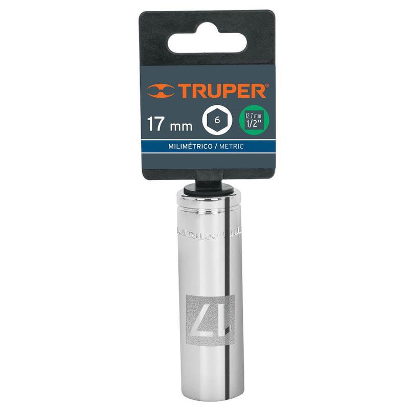 Copa Larga 6 Puntas Raíz 1/2 Plg - Truper Varios Tamaños
