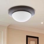 Plafón De Techo Redondo 2Bombillosx60Wmax - Z Varios Colores
