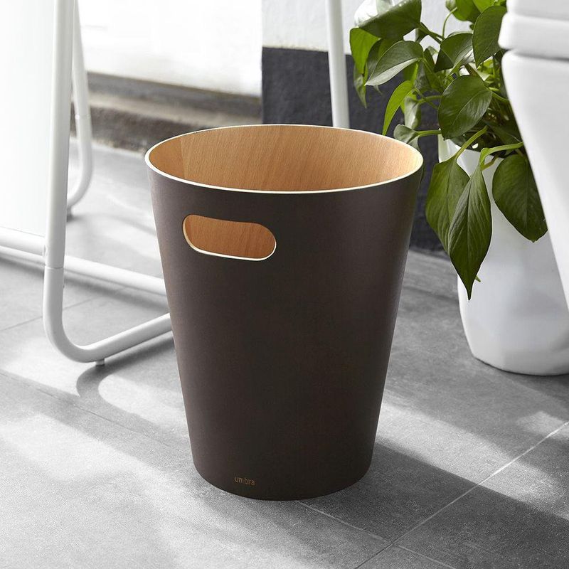 Papelero Woodrow 7.5 L Espresso