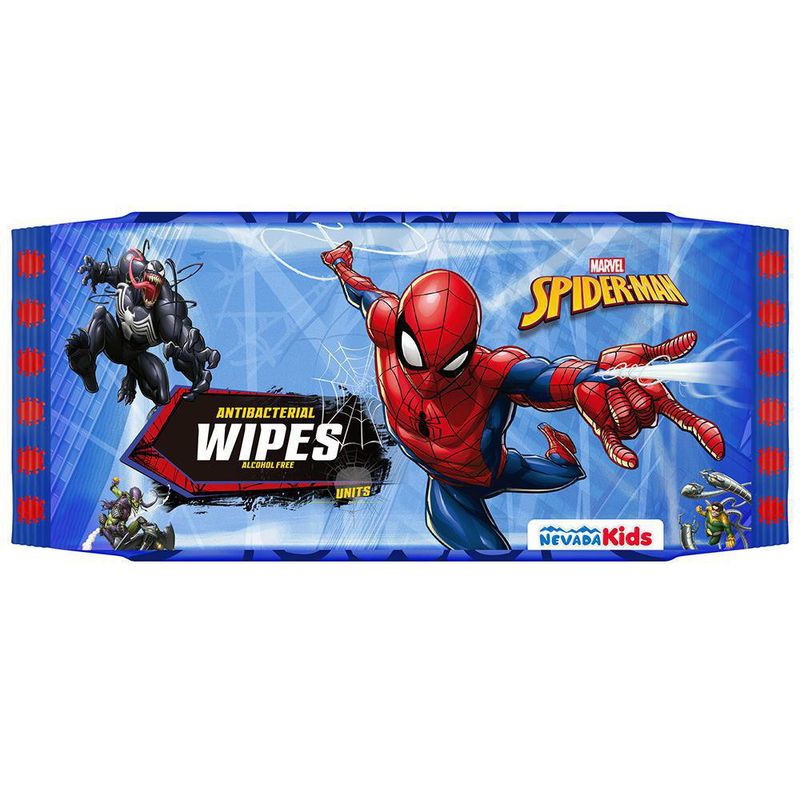 Toallas Húmedas 80 Unidades Spiderman - Marvel/Nevada Kids