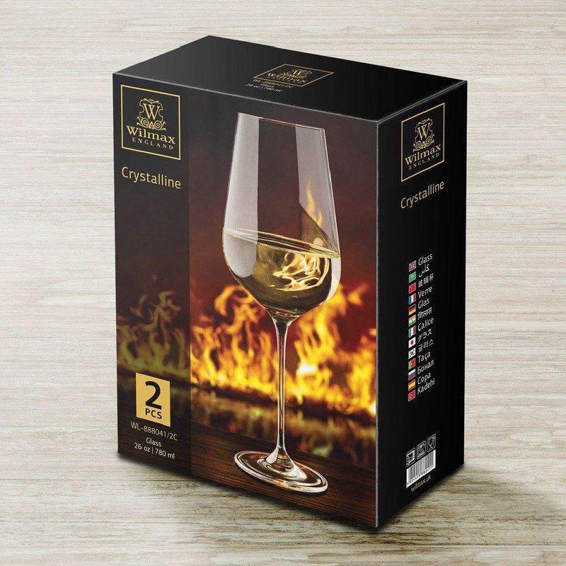 Set De 2 Copas Vino De 26 Oz Tulipan - Wilmax