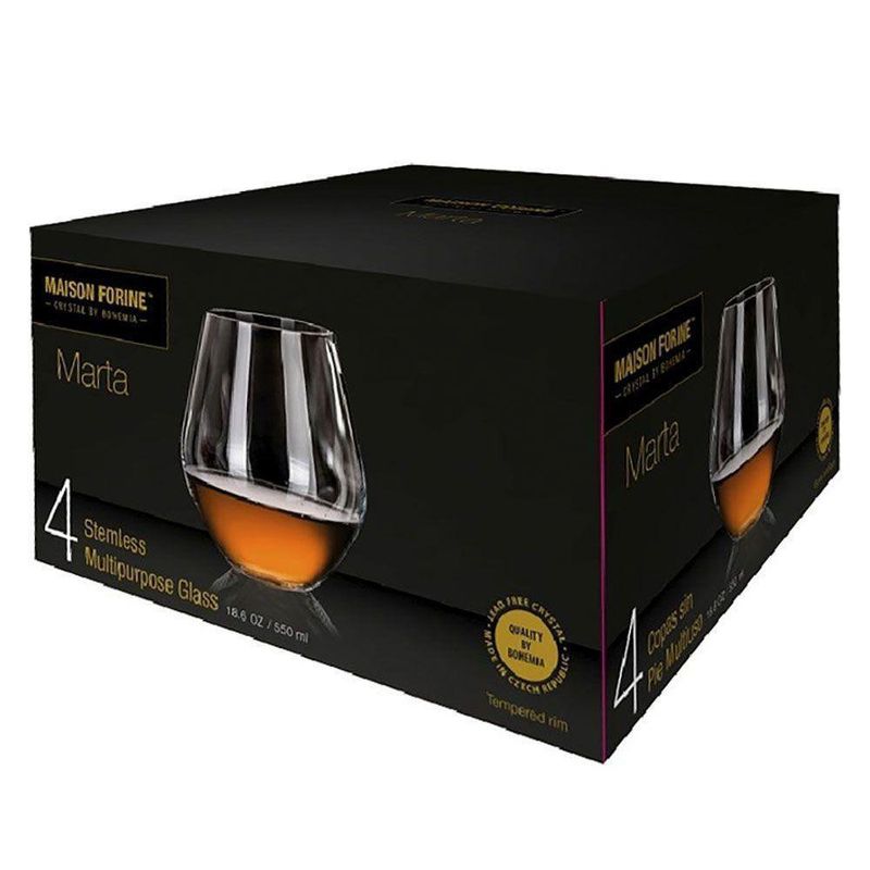 Set 4 Vasos Whisky 18.6 Oz Marta - Toscana