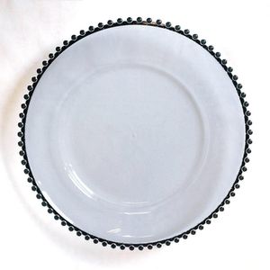 Plato Base Orilla Negra