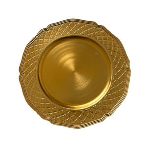 Plato Base Color Bronce