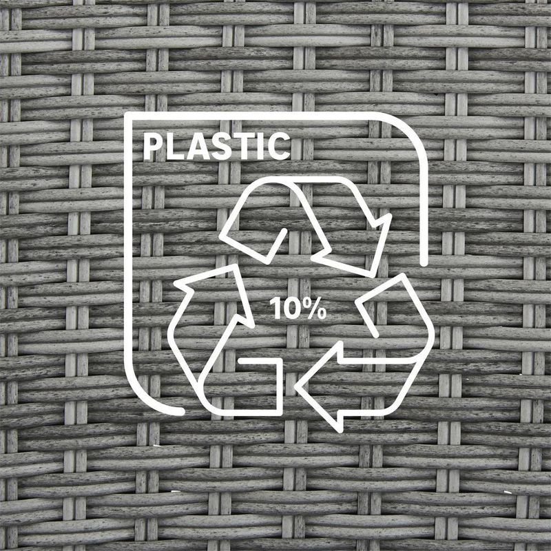 Mesa De Comedor Sion Gris 180x89.5x75 Cm - Naterial