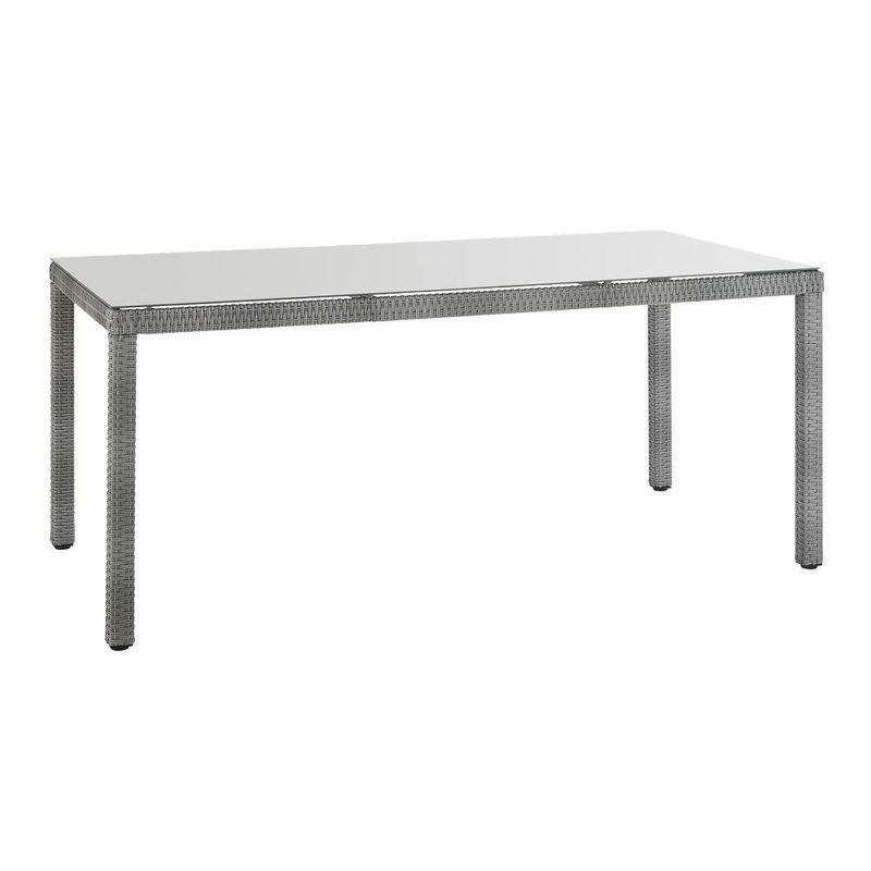 Mesa De Comedor Sion Gris 180x89.5x75 Cm - Naterial
