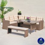 Juego-De-Sofas-Y-Mesa-Tipo-Ratan-Para-Exterior