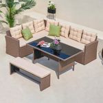 Juego-De-Sofas-Y-Mesa-Tipo-Ratan-Para-Exterior