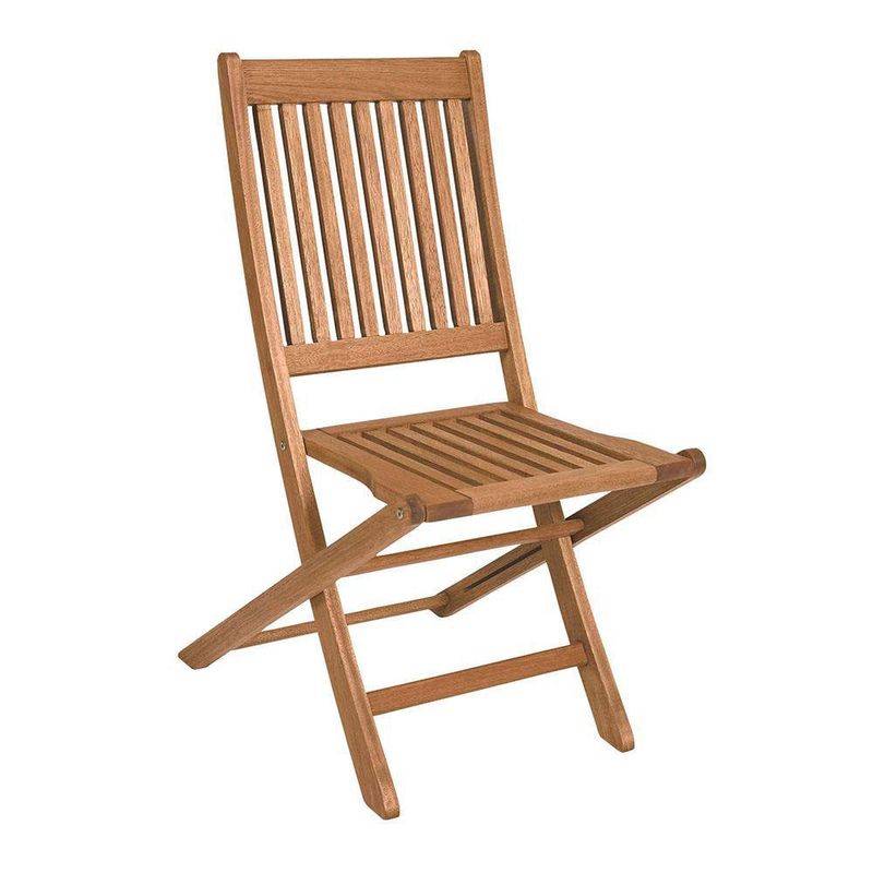 Silla De Madera Plegable Trento 63x47x91 Cm - Zmobili