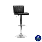 Banco para Bar con Respaldo Negro - Z