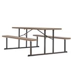 Set De Mesa Y Banca Plegable Montana 182.8x144x74.6 Cm - Newstorm