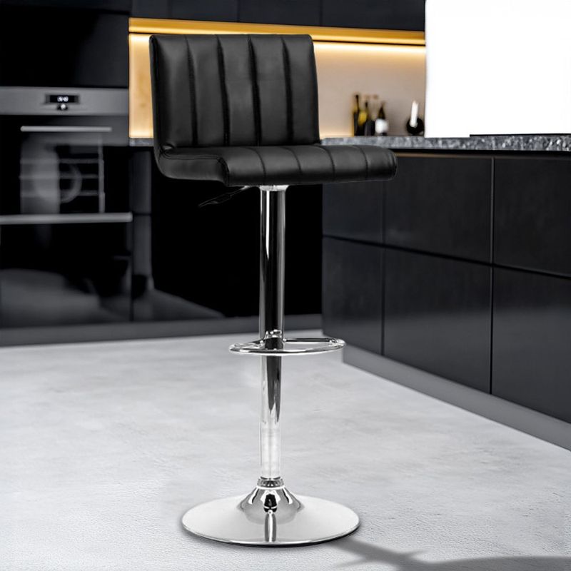 Banco para Bar con Respaldo Negro - Z