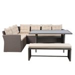 Juego-De-Sofas-Y-Mesa-Tipo-Ratan-Para-Exterior