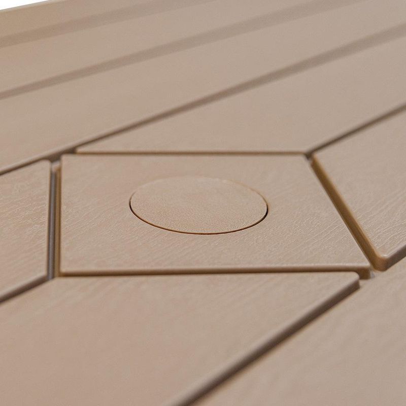 Set De Mesa Y Banca Plegable Montana 182.8x144x74.6 Cm - Newstorm