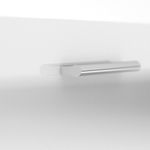 Gavetero De 8 Cajones Blanco Y Beige 140x40.25x81.7 Cm - Tvilum