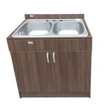 Mueble-de-Cocina-con-Lavatrastos-Doble-Fosa-Nogal-Paramo