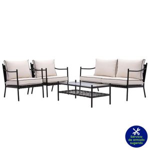 Set de 4 Piezas Café 4 para Jardín Vicky