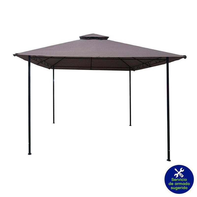 Toldo De Exterior Gris 2.95X2.95 M - Z