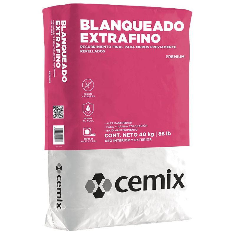 Blanqueado Extrafino 40 Kg - Cemix