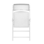 Silla Plegable Aida Blanca 50.6x52.1x81 Cm - Newstorm