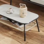 Set de Muebles Etos Beige para Jardín 4 Piezas