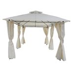 Toldo Y Cortinas Beige De Exterior 3X4 M - Z