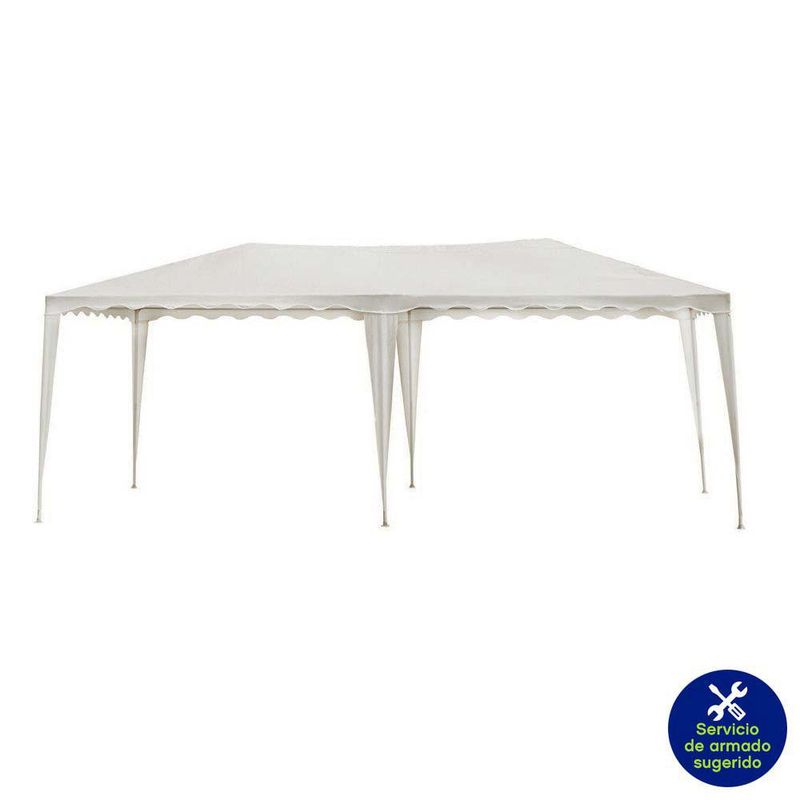 Toldo Color Beige de 3 x 6 x 2.5 Metros