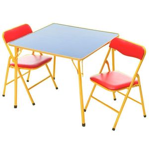 Set de Mesa y 2 Sillas Plegables Infantil Julián