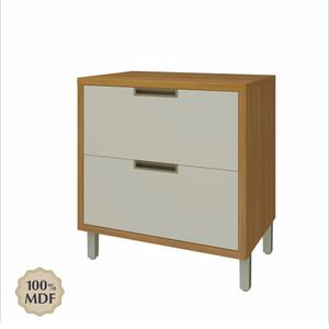 Gabinete Base Impera Café y Blanco 80X52X86 Cm -  Z