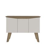 Bufetera Café y Blanca 110X41.5X80 Cm - Z