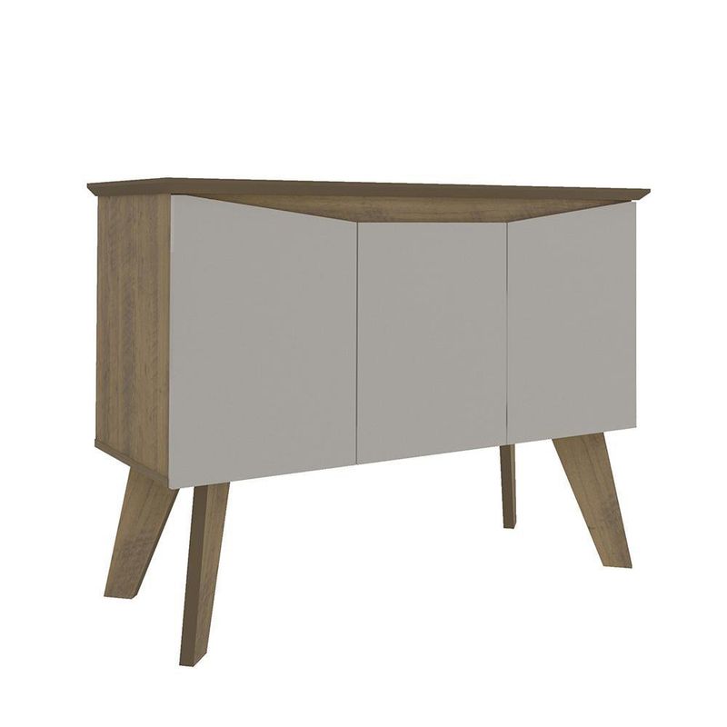 Bufetera Café y Blanca 110X41.5X80 Cm - Z