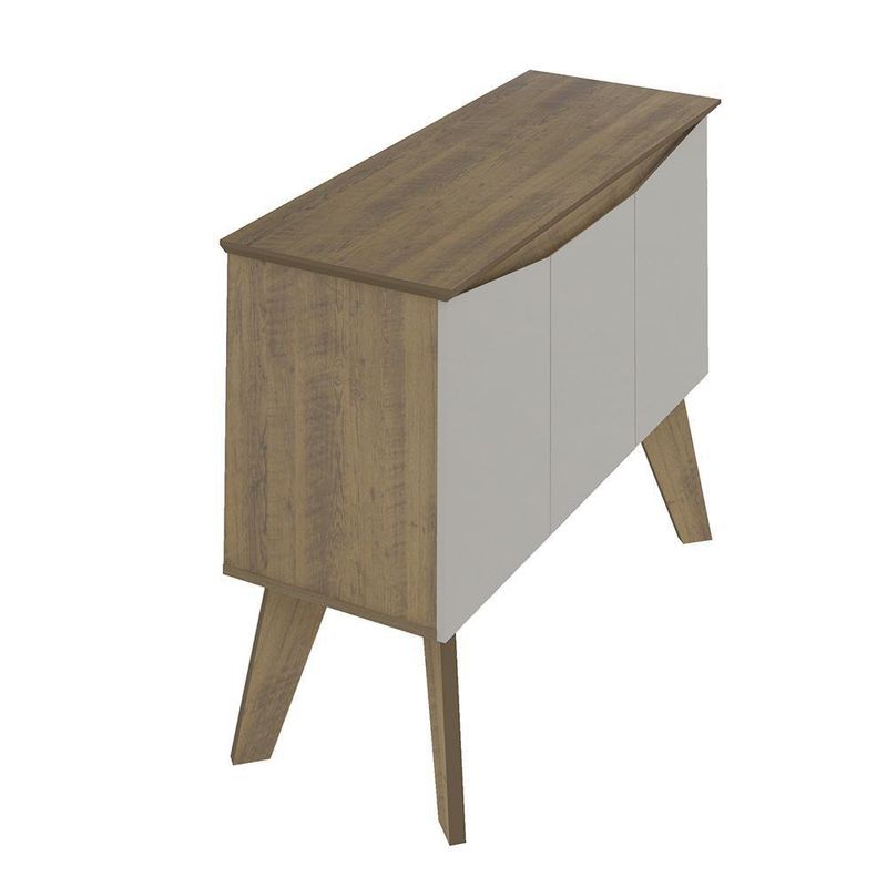 Bufetera Café y Blanca 110X41.5X80 Cm - Z