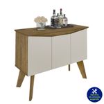 Bufetera Café y Blanca 110X41.5X80 Cm - Z