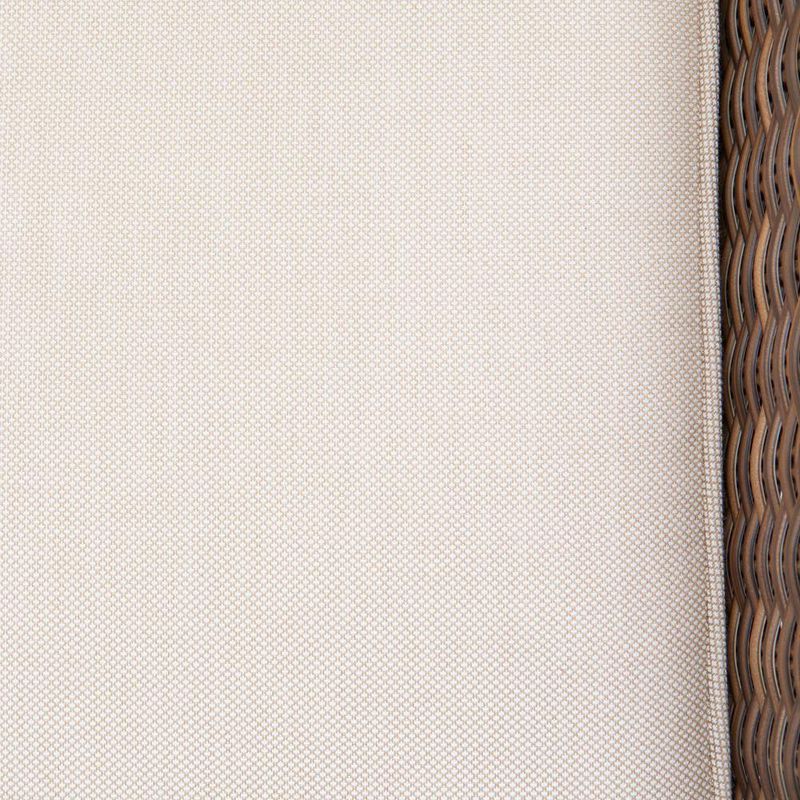 Set De Mueble Esquina De Ratán Y Aluminio 3 Pzas - Naterial