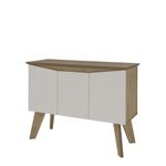 Bufetera Café y Blanca 110X41.5X80 Cm - Z