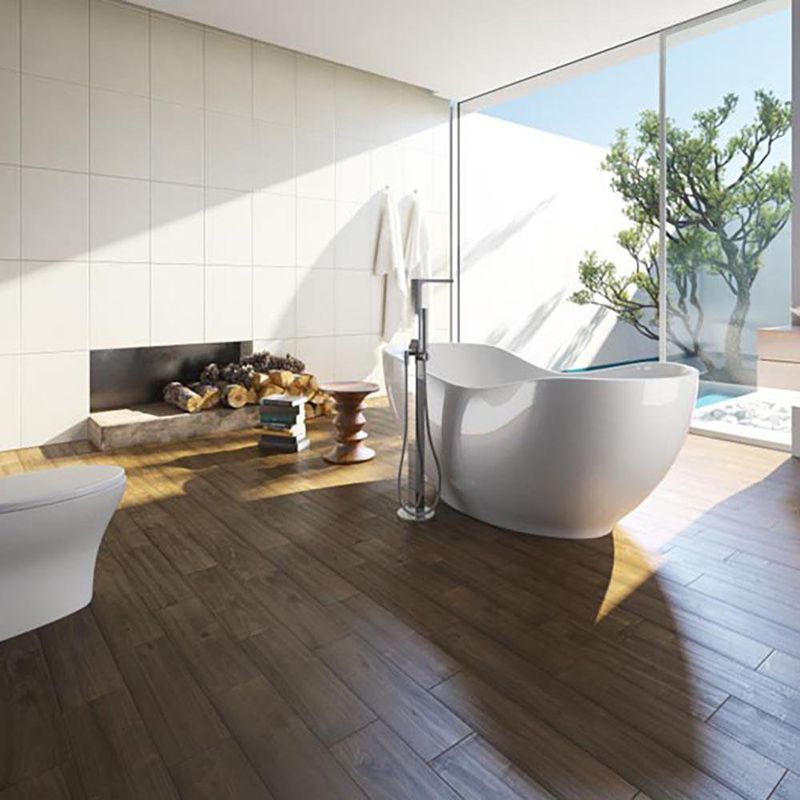 Piso Cerámico Wood Trails Brown 15X50 Cm - Interceramic