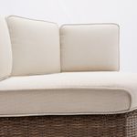 Set De Mueble Esquina De Ratán Y Aluminio 3 Pzas - Naterial