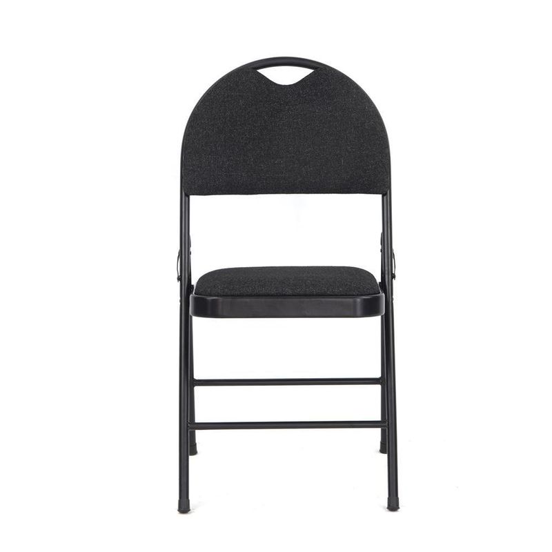 Silla Plegable Paula Gris Oscura 47X49X88.5 Cm - Z