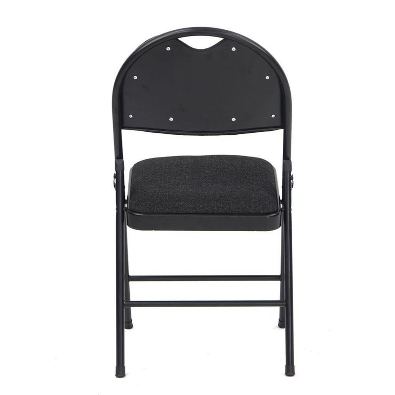 Silla Plegable Paula Gris Oscura 47X49X88.5 Cm - Z