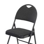 Silla Plegable Paula Gris Oscura 47X49X88.5 Cm - Z