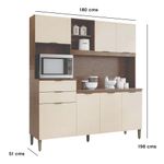 Gabinete de Cocina Perla 7 puertas