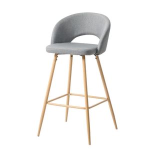 Silla de Bar Pireo Gris de 49x50x90 Cm