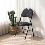 Silla Plegable Paula Gris Oscura 47X49X88.5 Cm - Z