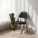 Silla Plegable Paula Gris Oscura 47X49X88.5 Cm - Z