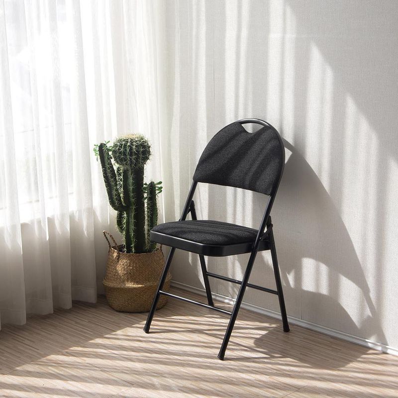 Silla Plegable Paula Gris Oscura 47X49X88.5 Cm - Z