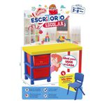 Escritorio-Infantil-Amarillo-De-2-Gavetas---Guateplast