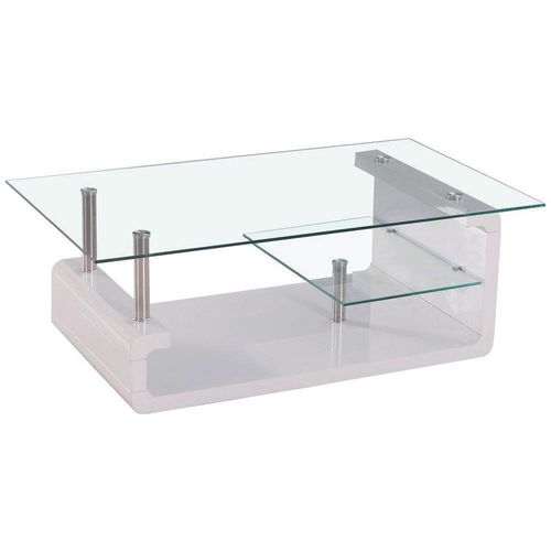Mesa de Centro Vidrio Blanco