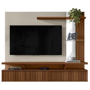 Módulo para Tv Color Blanco y Café