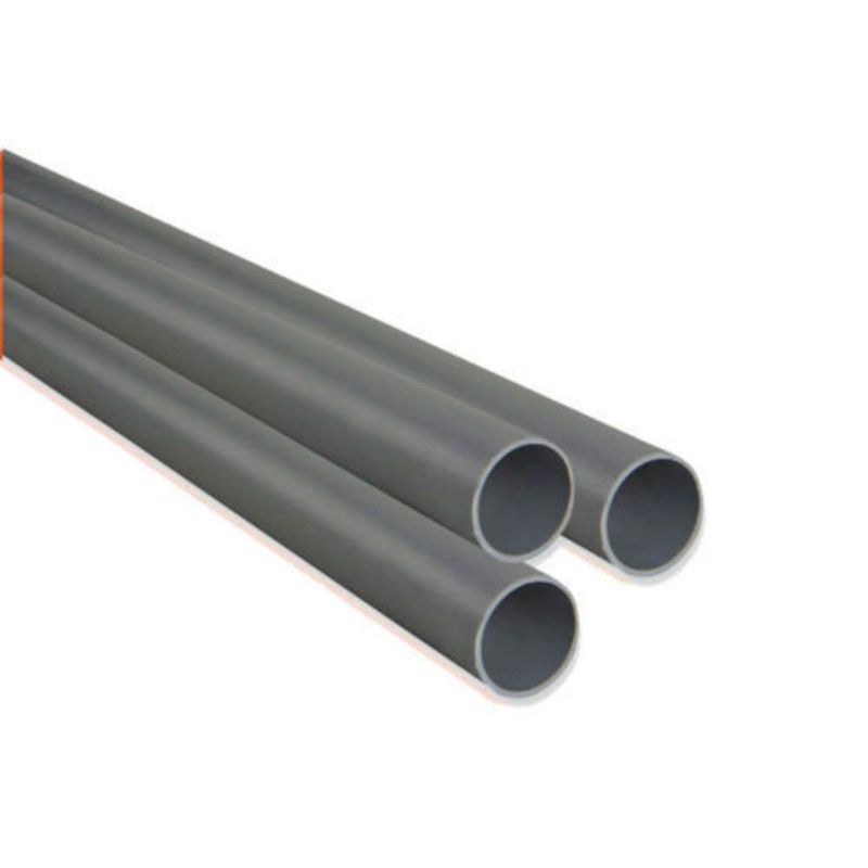 Tubo Rígido de Pvc Gris 1/2 X 3 M